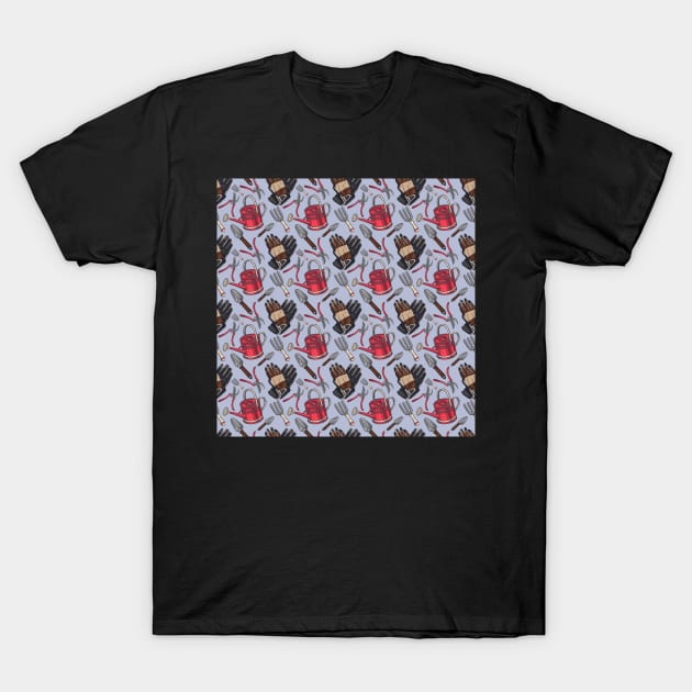 Gardening Pattern T-Shirt by FontaineN